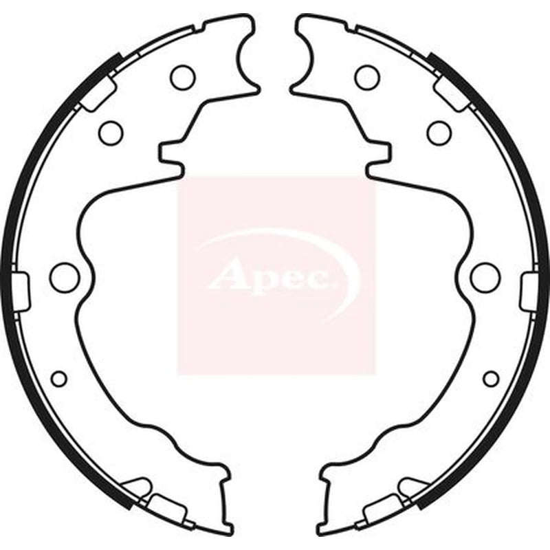 Apec Parking Brake Shoe Set SHU745