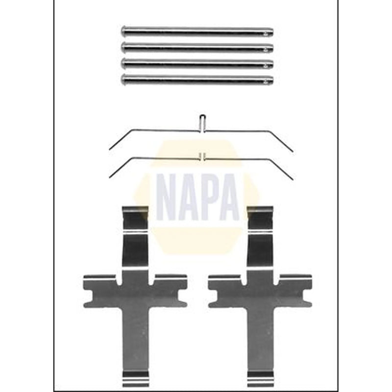 NAPA Brake Pad Accessory Fitting Kit Front fits Subaru Impreza 2000-2008 2.0 2.5