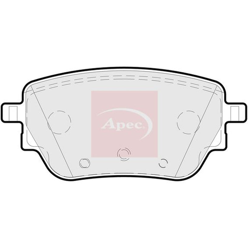 Apec Rear Brake Pad Set fits Mercedes-Benz A-Class 2018-2020