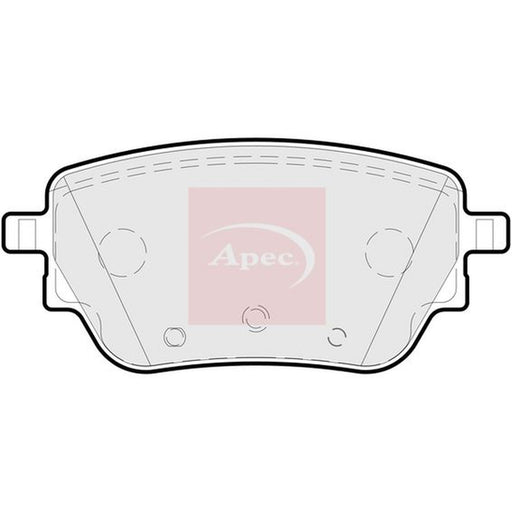 Apec Rear Brake Pad Set fits Mercedes-Benz A-Class 2018-2020
