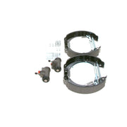 Bosch Brake Shoe Set Axle Kit fits BMW 3 1990-1998