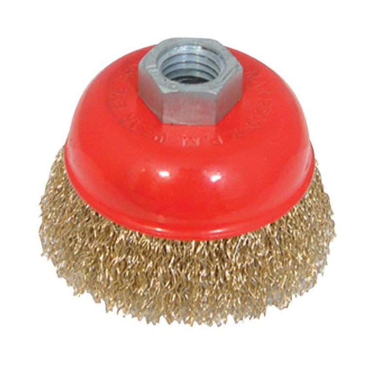Silverline Brassed Steel Crimp Cup 75mm Silverline - Dynamic Drive
