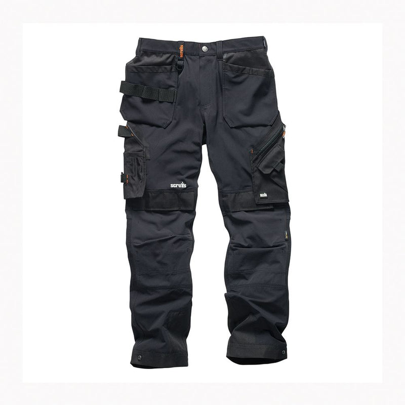 Scruffs Pro Flex Plus Holster Trouser Black 34R T54757 Scruffs  - Dynamic Drive
