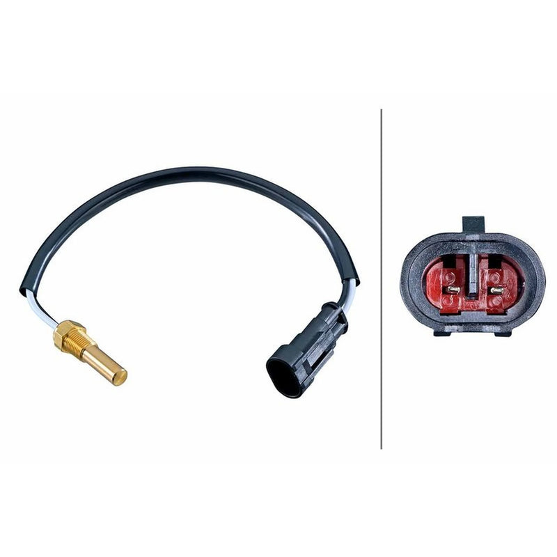 Hella Coolant Temperature Sensor fits Opel Astra F 1991-1998 1.7