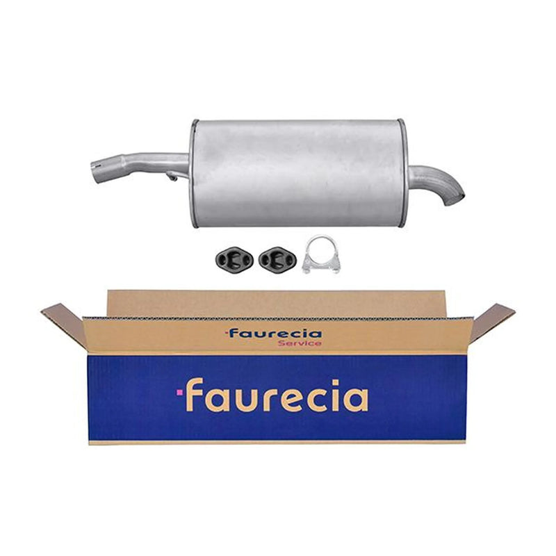 Hella End Silencer Rear fits Ford Fiesta V 2001-2008 1.4