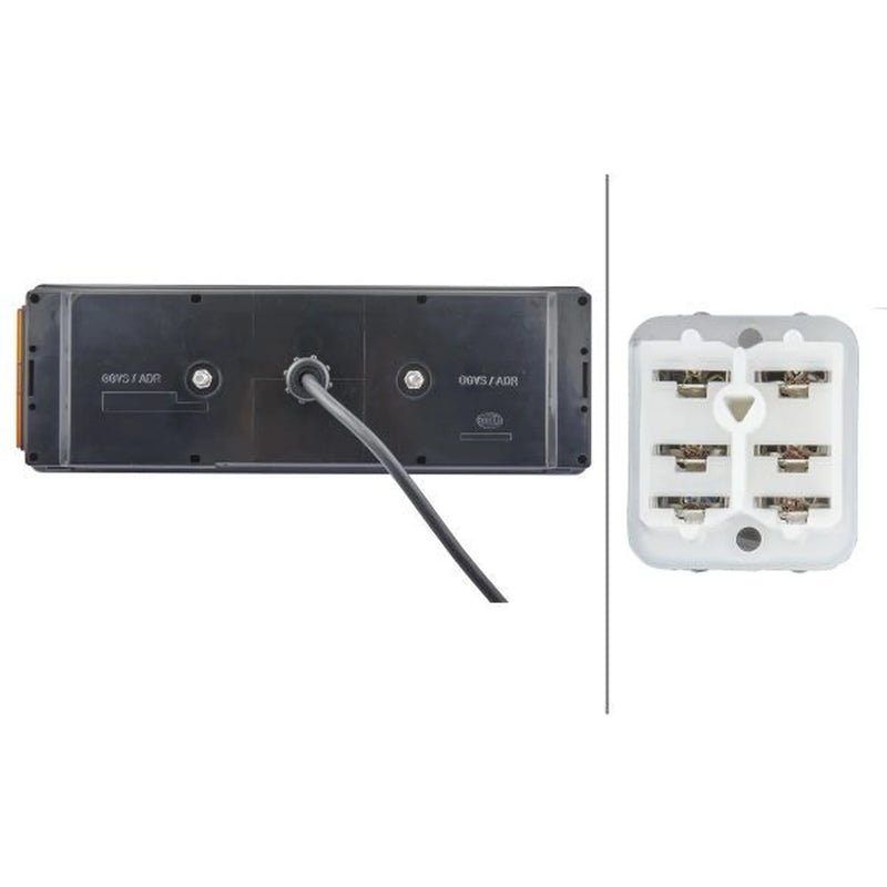 Hella Tail Light / Lamp C5W Right