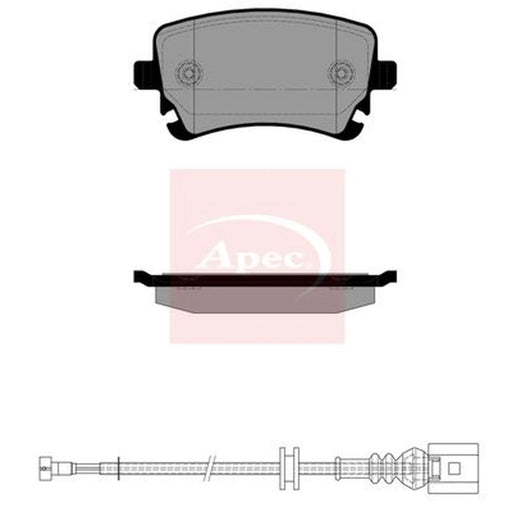 Apec Rear Brake Pad Set PAD2527