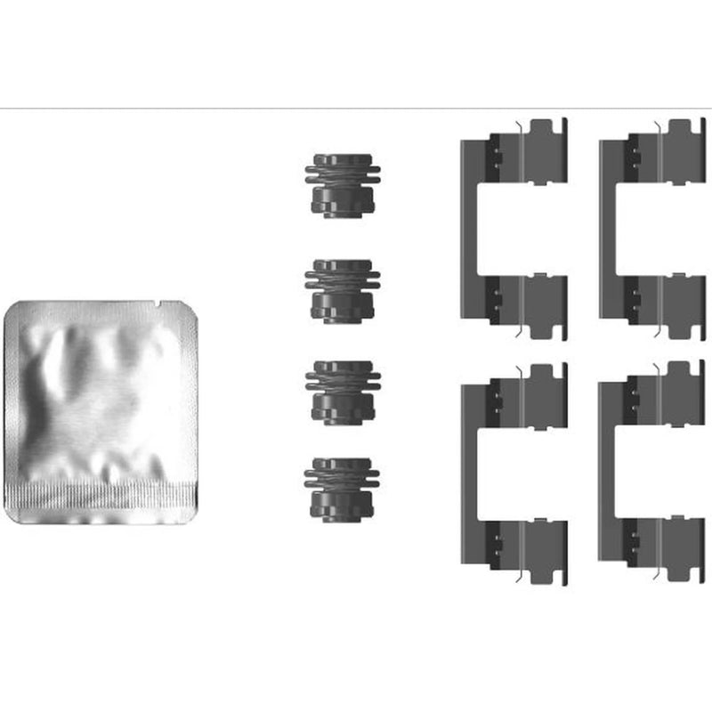 Mintex Brake Pad Accessory Fitting Kit Rear fits Opel Insignia B Country Tourer