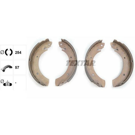 Textar Brake Shoe Set Axle Kit 91044300