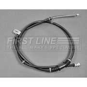 First Line Handbrake Cable Left Rear fits Mitsubishi Lancer Station 1992-2003