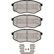 Juratek Front Brake Pad Set fits Hyundai IX20 2010-2019 1.4 1.6