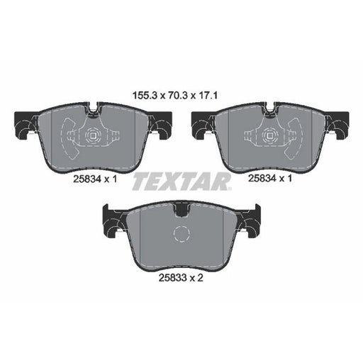 Textar Front Brake Pad Set 2583401