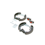 Bosch Brake Shoe Set Axle Kit fits Chevrolet Spark 2010 on 1.0 1.2