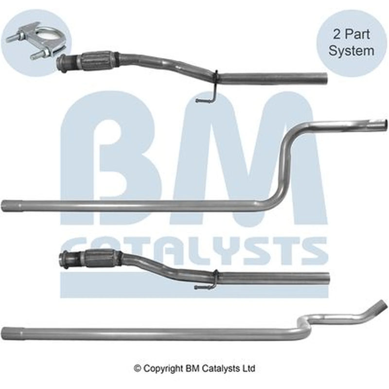 BM Catalysts Exhaust Pipe OD fits Citroën C3 Picasso 2009-2015 1.6