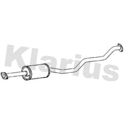 Klarius Box With Centre Pipe Centre fits Kia Rio III 2011-2017 1.2 1.25