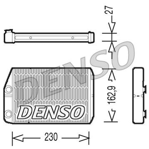 Denso Heater Matrix Core Heat Exchanger fits Citroën Relay III 2006-2023