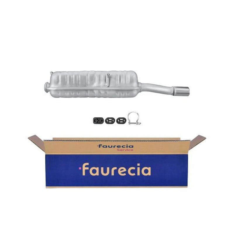 Hella End Silencer Rear fits Peugeot 306 1994-2002 1.8 2.0