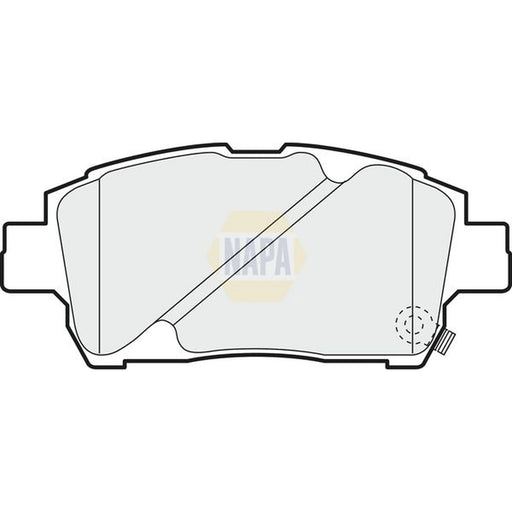 NAPA Front Brake Pad Set NBP1122