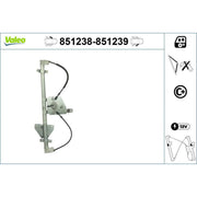 Valeo Electric Window Regulator Lifter Right Front 851239