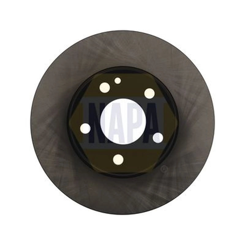 NAPA 2 x Solid Brake Discs fits Mercedes-Benz A-Class 2004-2012