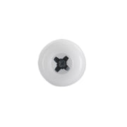 Sealey Number Plate Screw Plastic Head 4.8 x 18mm White Pack of 50 PTNP1 Sealey  - Dynamic Drive
