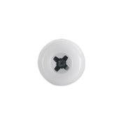 Sealey Numberplate Screw Plastic Enclosed Head 4.8 x 18mm White Pack of 50 PTNP1 Sealey - Dynamic Drive