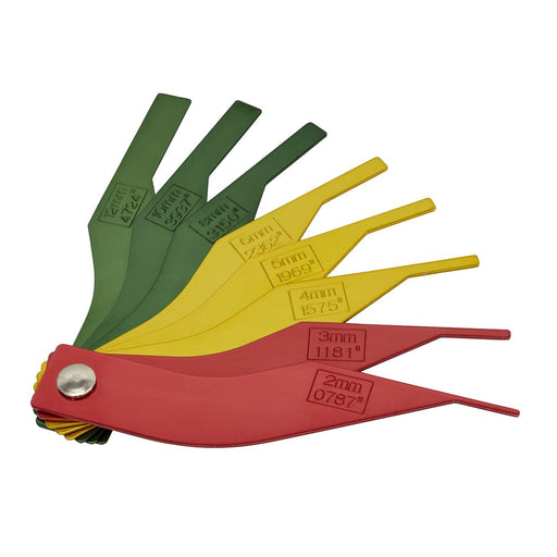 Sealey Brake Pad Thickness Gauge 8pc VS059 Sealey - Dynamic Drive
