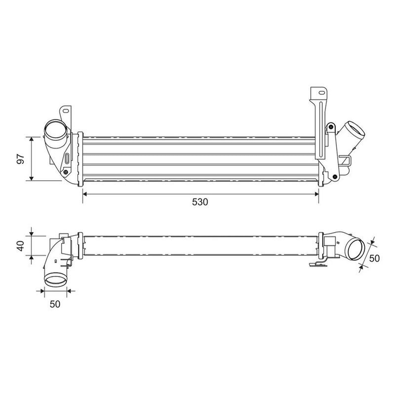 Valeo Intercooler (Charge Air Cooler) 818820