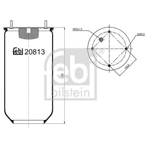 Febi Air Suspension Bellow 20813