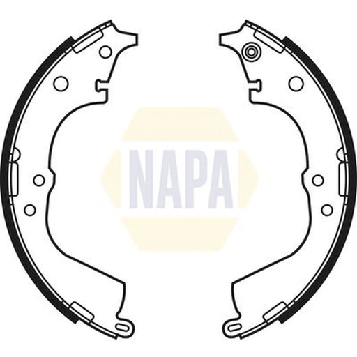 NAPA Brake Shoe Set Axle Kit NBS1029