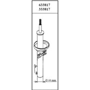 KYB Shock Absorber Damper Strut Front fits Ford Mpv 1991-1996 1.3 1.8
