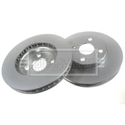Borg & Beck Front Brake Discs & Pads fits Toyota Corolla 2001-2008 1.4 1.6 1.8