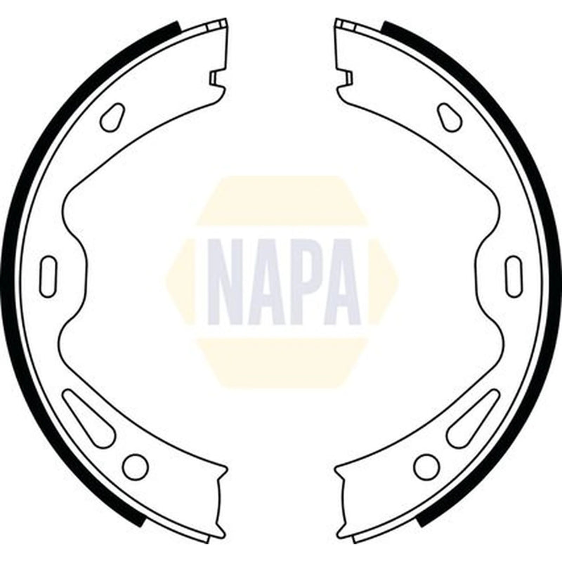 NAPA Parking Brake Shoe Set NBS5061