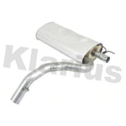 Klarius Box With Tail Pipe Rear fits Volvo S60 II 2010-2015