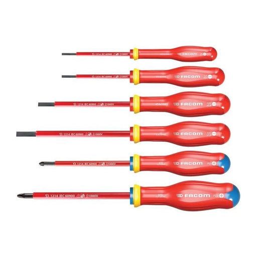 Facom Protwist® VDE Screwdriver Set, 6 Piece Facom - NN4 Online