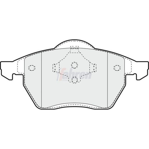 Fahren Front & Rear Brake Discs & Pads fits Opel Astra G 2001-2005 2.0