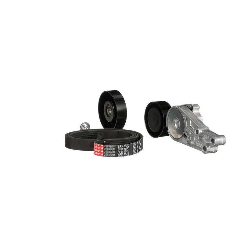 Gates V-Ribbed Belt Set fits Audi A4 B6 2000-2005 1.6 1.8 2.0