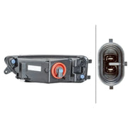 Hella Front Right Fog Light H11 fits VW Amarok 2010-2022 2.0 3.0