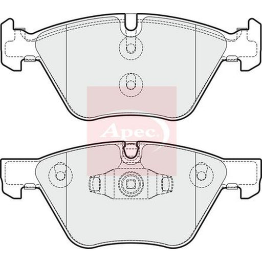 Apec Front Vented & Rear Vented Brake Discs & Pads fits BMW 1 2005-2011