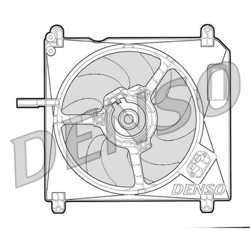 Denso Engine Cooling Fan fits Fiat Brava 1995-1998 1.4