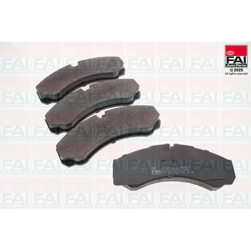 FAI Rear Brake Solid Discs & Pads fits Renault Master Pro 2004-2010