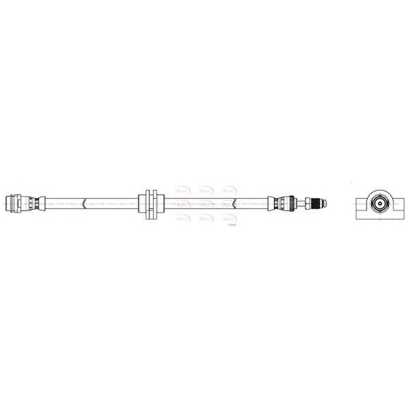 Apec Brake Hydraulic Hose Line Front fits BMW 3 2018-2024 1.6