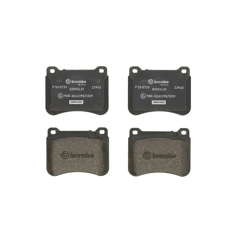Brembo 4 x Front Brake Pad Set fits Mercedes-Benz C-Class 2000-2008