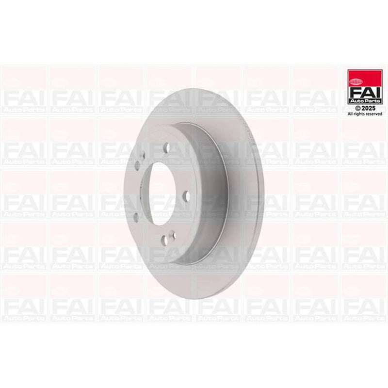 FAI Rear Brake Solid Discs & Pads fits Hyundai Kona 2017-2023 1.0 1.6