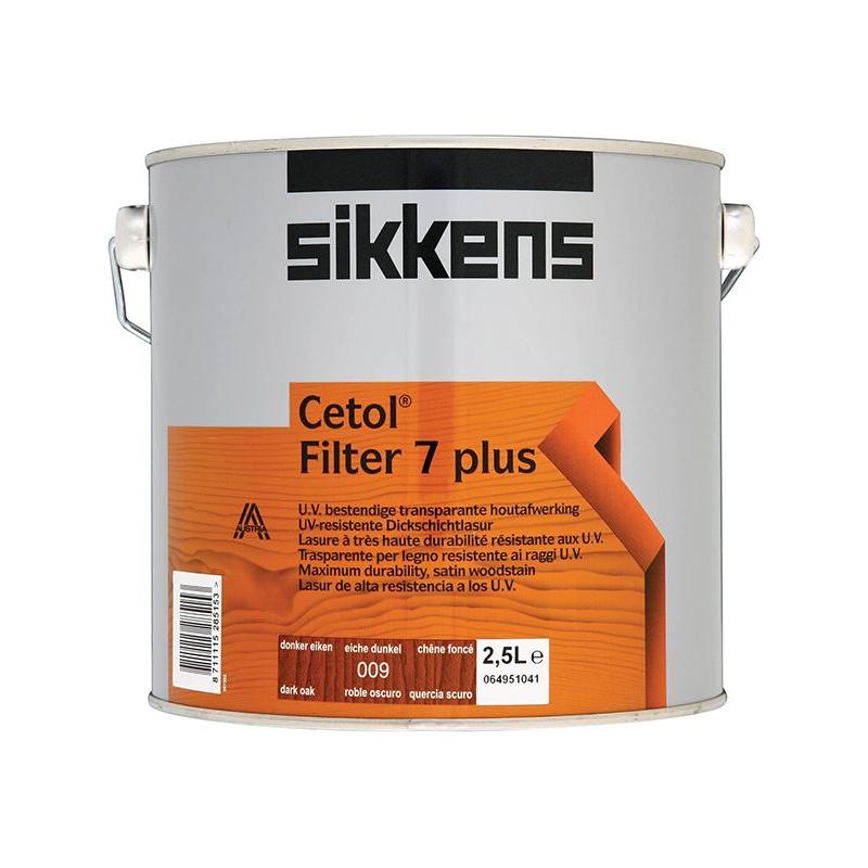 Sikkens Cetol Filter 7 Plus Translucent Woodstain Dark Oak 2.5 litre Sikkens - NN4 Online