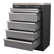 Sealey Modular 5 Drawer Cabinet 680mm APMS59 Sealey - Dynamic Drive