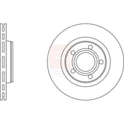 Apec 2 x Vented Front Brake Discs SDK6014-x2