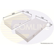 Comline Service Kit with Air, Oil & Cabin Filters fits BMW 2 Active Tourer