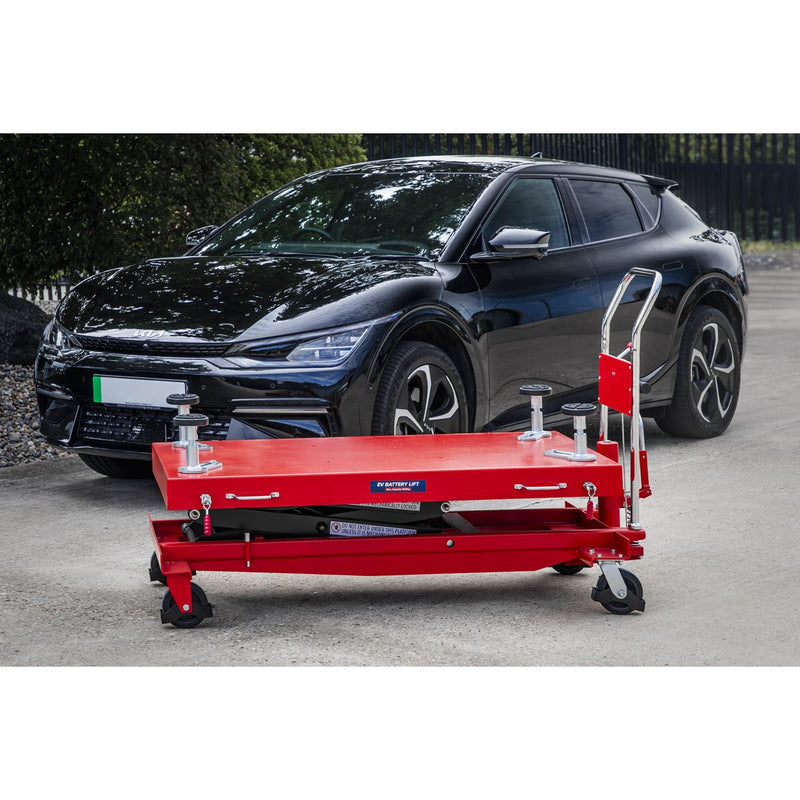 Sealey High Lift EV Battery Lift/Hydraulic Platform Truck 1000kg Capacity Sealey - Dynamic Drive