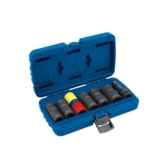 Laser Double Ended Wheel Nut Socket Set 7pc 8698 Laser - Dynamic Drive
